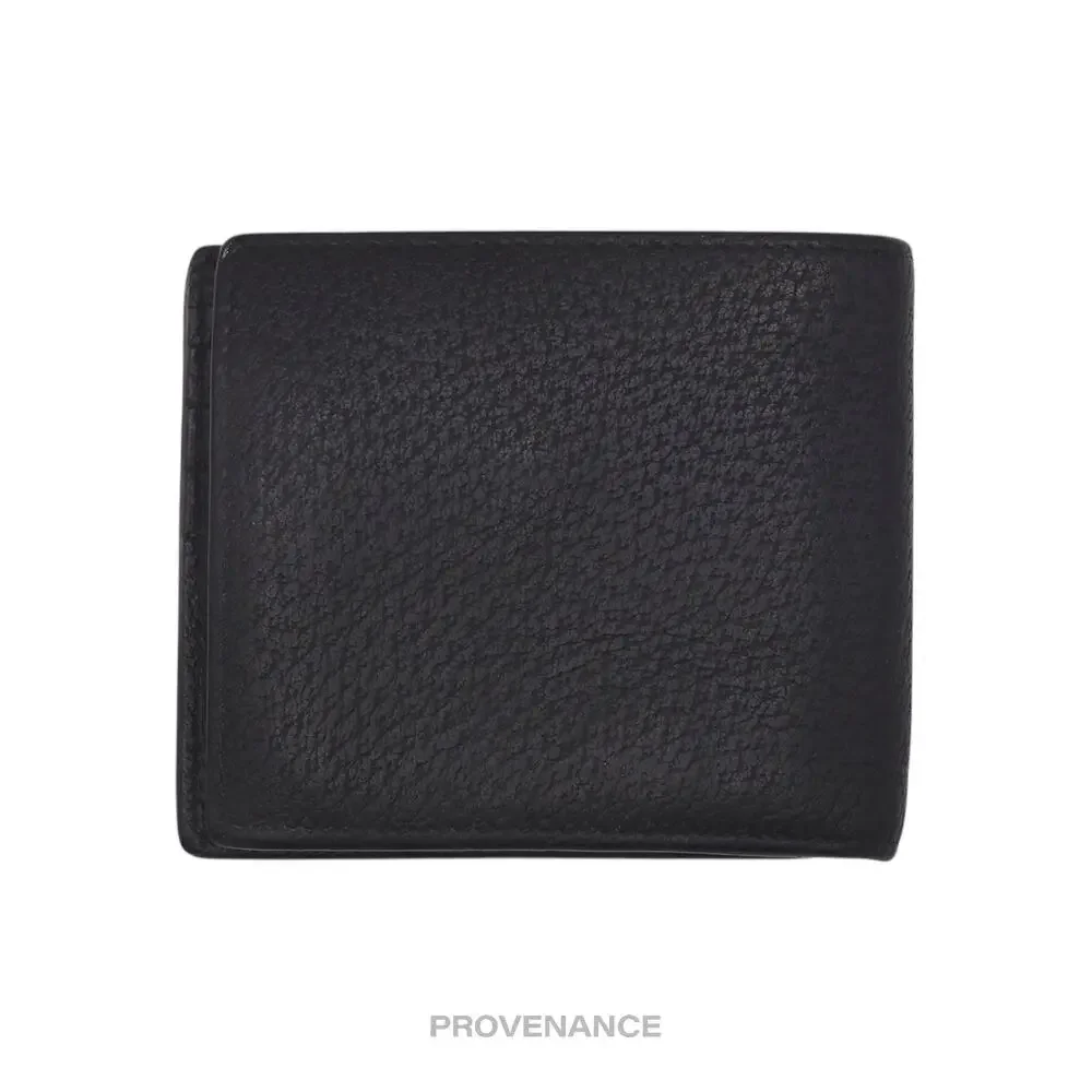 🔴 Gucci GG Marmont Bifold Wallet - Black Leather